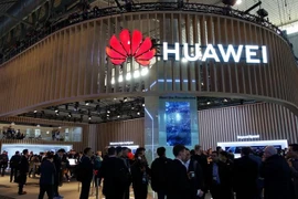 Gian hàng của Huawei tại Hội nghị di động thế giới 2019 ở Barcelona, Tây Ban Nha, ngày 25/2 vừa qua. (Ảnh: THX/TTXVN)