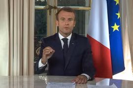 Tổng thống Pháp Emmanuel Macron. (Ảnh: AFP/TTXVN)