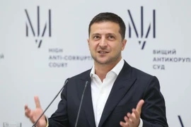 Tổng thống Ukraine Volodymyr Zelensky. (Ảnh: THX/TTXVN)