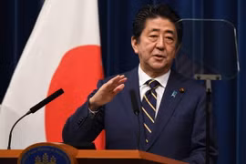 Thủ tướng Nhật Bản Shinzo Abe. (Ảnh: AFP/TTXVN)