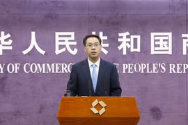 Người phát ngôn của Bộ Thương mại Trung Quốc Gao Feng. (Nguồn: chinadailyhk)