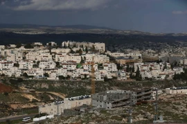 Toàn cảnh khu định cư Do Thái Pisgat Zeev ở đông Jerusalem, ngày 15/1. (Nguồn: AFP/TTXVN)