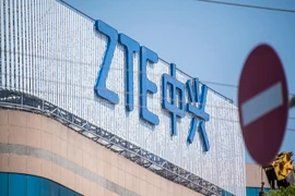 Tòa nhà văn phòng của ZTE ở Thượng Hải, Trung Quốc. (Nguồn: AFP/TTXVN) 