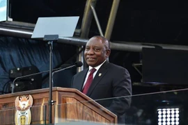 Tổng thống Nam Phi Cyril Ramaphosa. (Ảnh: Phi Hùng/TTXVN) 