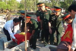 Hà Nam đón nhận hài cốt hai liệt sỹ hy sinh tại Lào