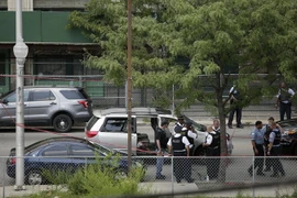 Hiện trường một vụ xả súng ở Mỹ. (Nguồn: AFP/TTXVN)