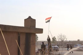 Binh sỹ Syria tại thị trấn Tall Tamr, tỉnh Hasakah, ngày 15/10/2019. (Nguồn: THX/TTXVN) 