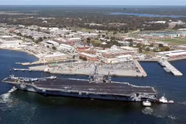 Căn cứ hải quân Pensacola ở bang Florida, Mỹ. (Nguồn: AFP/TTXVN) 