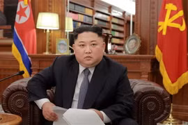 Nhà lãnh đạo Triều Tiên Kim Jong-un. (Nguồn: AFP/TTXVN) 