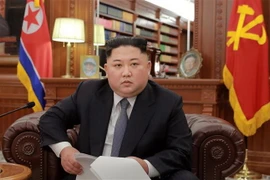 Nhà lãnh đạo Triều Tiên Kim Jong-un. (Nguồn: AFP/TTXVN) 