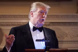 Tổng thống Mỹ Donald Trump phát biểu với các Thống đốc bang tại Nhà Trắng, Washington, DC, ngày 24/2/2019. (Nguồn: AFP/TTXVN) 
