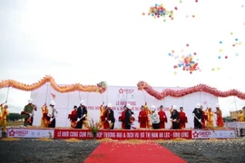 Quang cảnh lễ khởi công. (Ảnh: K GỬIH​/TTXVN)