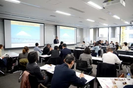 Quang cảnh buổi hội thảo tại đại học Waseda, Nhật Bản. (Ảnh: Hy Hữu/Tokyo)