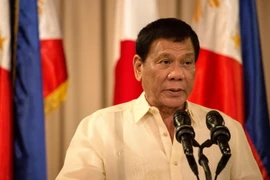 Tổng thống Philippines Rodrigo Duterte. (Nguồn: AFP/TTXVN)