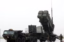 Hệ thống phòng thủ tên lửa Patriot PAC-3 của Mỹ. (Nguồn: AFP/TTXVN) 