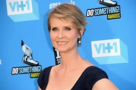Diễn viên điện ảnh kiêm nhà hoạt động xã hội Cynthia Nixon. (Nguồn: AFP/TTXVN)