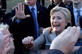 Ứng cử viên Tổng thống đảng Dân chủ Hillary Clinton. (Nguồn: AFP/Getty Images)