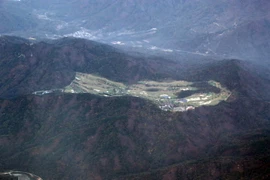 Sân golf ở Seongju - nơi dự định triển khai dự án THAAD, ngày 27/10/2016. (Nguồn: Yonhap/TTXVN)