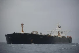 Tàu Grace 1 tại khu vực ngoài khơi Gibraltar ngày 6/7/2019. (Nguồn: AFP/TTXVN) 