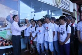 Các ngư dân được trao trả trong đợt này. (Ảnh: Đỗ Quyên/Vietnam+)