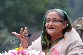 Thủ tướng Sheikh Hasina. (Nguồn: AFP/TTXVN)