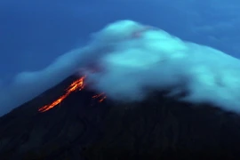 Núi lửa Mayon. (Nguồn: AFP/TTXVN)