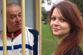 Cựu điệp viên hai mang Sergei Skripal và con gái Yulia. (Nguồn: AFP/TTXVN) 
