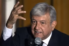 Tổng thống Mexico Andres Manuel Lopez Obrador. (Nguồn: AFP/TTXVN) 