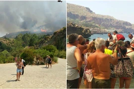 Du khách được sơ tán. (Nguồn: trapani.gds.it)