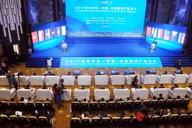 Toàn cảnh Diễn đàn Thỏa Lạc 2017. (Ảnh: Vĩnh Hà/TTXVN)