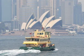 Khói mù bao phủ tại Sydney, Australia ngày 21/10/2016. (Nguồn: AFP/TTXVN) 