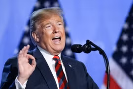 Tổng thống Mỹ Donald Trump. (Nguồn: THX/TTXVN)
