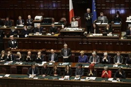 Một phiên họp của Hạ viện ở Rome. (Nguồn: AP/TTXVN)