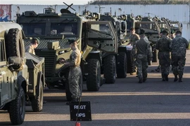 Binh sỹ NATO tham gia một cuộc tập trận. (Nguồn: AFP/TTXVN) 