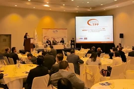 Toàn cảnh buổi diễn đàn về cơ hội và thách thức TPP tại Mexico. (Ảnh: Việt Hòa/Vietnam+)