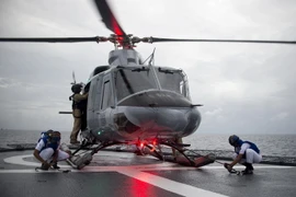 Máy bay trực thăng Bell 412. (Nguồn: AFP/TTXVN)