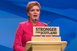 Thủ hiến Scotland Nicola Sturgeon. (Nguồn: AFP/TTXVN)