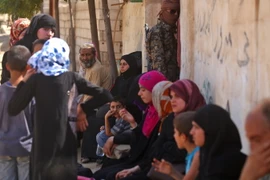 Người dân Syria. (Nguồn: AFP/TTXVN)