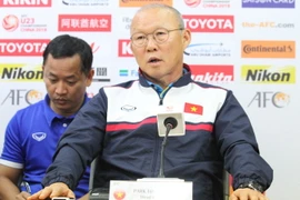 Huấn luyện viên U23 Việt Nam Park Hang-seo. (Ảnh: Hoàng Linh/TTXVN)