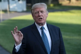 Tổng thống Mỹ Donald Trump phát biểu với báo giới tại thủ đô Washington ngày 24/9. (Nguồn: AFP/TTXVN)