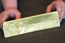 Vàng tại Ngân hàng Trung ương Đức ở Frankfurt am Main, miền Trung Đức ngày 23/8. (Nguồn: AFP/TTXVN)