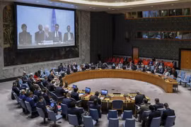 Một cuộc họp về tình hình Syria tại trụ sở Liên hợp quốc ở New York, Mỹ, ngày 19/11/2018. (Nguồn: THX/TTXVN) 