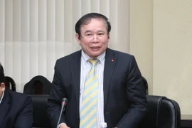 Thứ trưởng Bộ Giáo dục và Đào tạo Việt Nam Bùi Văn Ga phát biểu. (Ảnh: Quý Trung/TTXVN)
