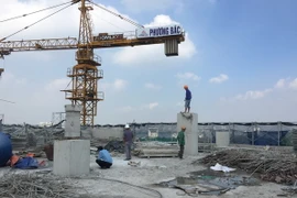 Khu vực sàn tầng 19 đã phá dỡ xong. (Ảnh: Minh Nghĩa/TTXVN)