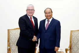 Thủ tướng Nguyễn Xuân Phúc tiếp Ngài Craig Chittick, Đại sứ Australia tại Việt Nam đến chào từ biệt, kết thúc nhiệm kỳ công tác. (Ảnh: Thống Nhất/TTXVN)