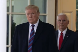 Tổng thống Mỹ Donald Trump (trái) tại Nhà Trắng sau cuộc gặp các lãnh đạo đảng Cộng hòa ngày 4/1/2019. (Nguồn: AFP/TTXVN) 