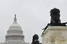Tòa nhà Quốc hội Mỹ ở thủ đô Washington D.C. (Nguồn: THX/TTXVN) 