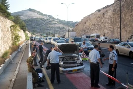 Cảnh sát Israel. (Nguồn: AFP/TTXVN)