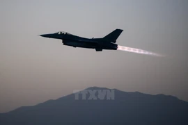 Máy bay chiến đấu F-16. (Nguồn: AFP/TTXVN)