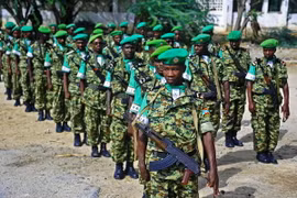 Các binh sỹ AMISOM. (Nguồn: AFP/TTXVN) 